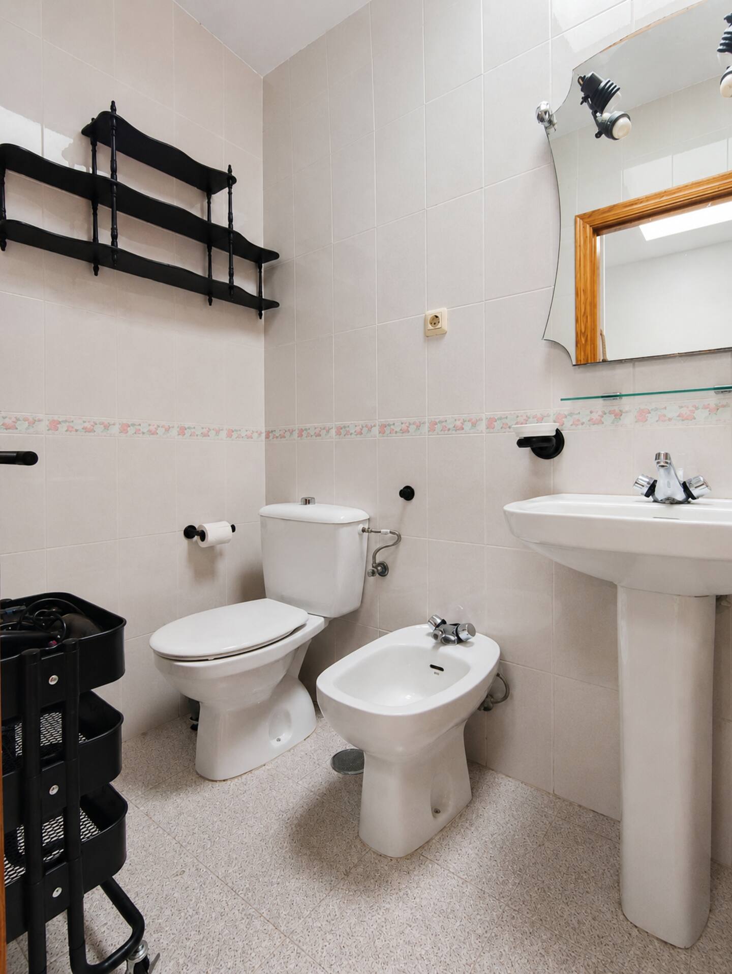 Full bathroom with sink and shower